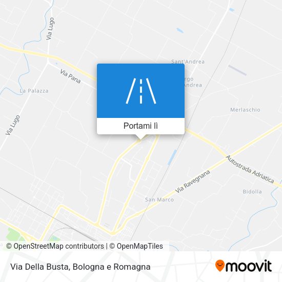 Mappa Via Della Busta