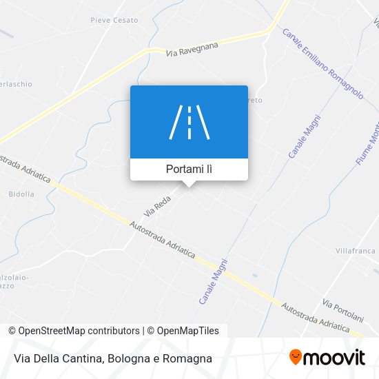 Mappa Via Della Cantina