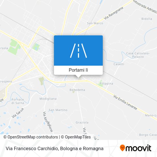 Mappa Via Francesco Carchidio