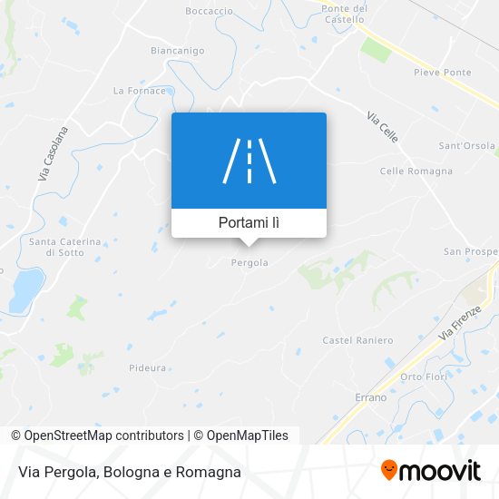 Mappa Via Pergola