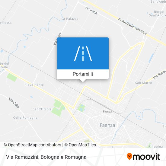 Mappa Via Ramazzini
