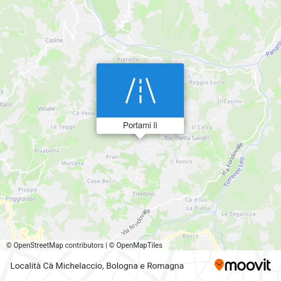 Mappa Località Cà Michelaccio