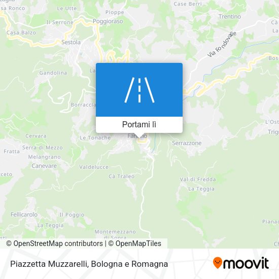 Mappa Piazzetta Muzzarelli