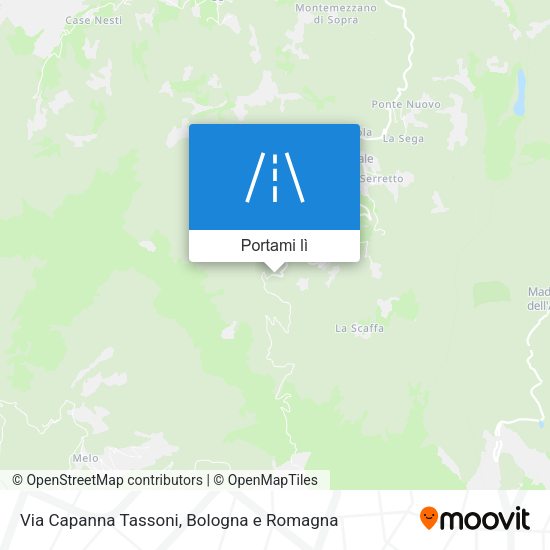 Mappa Via Capanna Tassoni