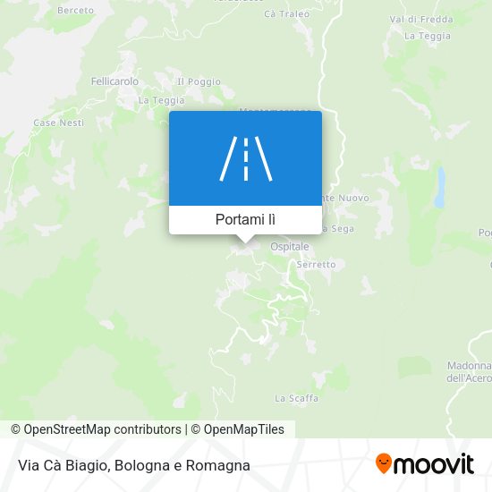 Mappa Via Cà Biagio