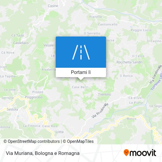 Mappa Via Muriana
