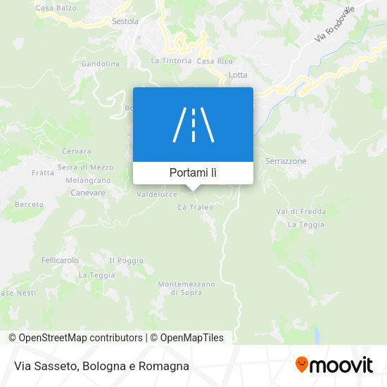 Mappa Via Sasseto