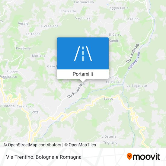 Mappa Via Trentino