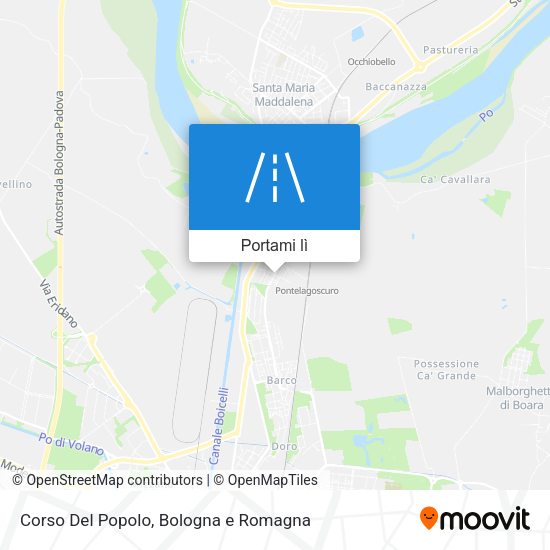 Mappa Corso Del Popolo