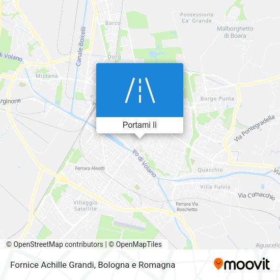 Mappa Fornice Achille Grandi