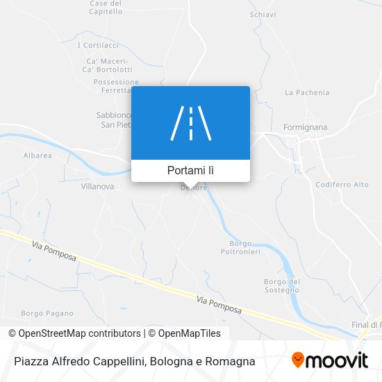 Mappa Piazza Alfredo Cappellini
