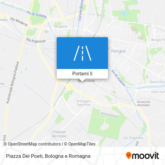 Mappa Piazza Dei Poeti