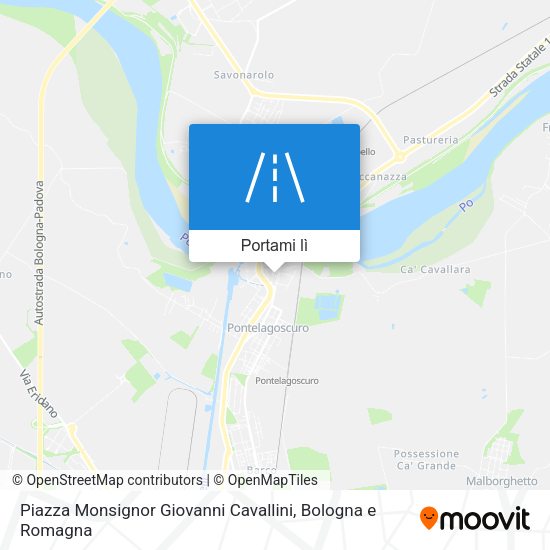 Mappa Piazza Monsignor Giovanni Cavallini