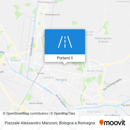Mappa Piazzale Alessandro Manzoni