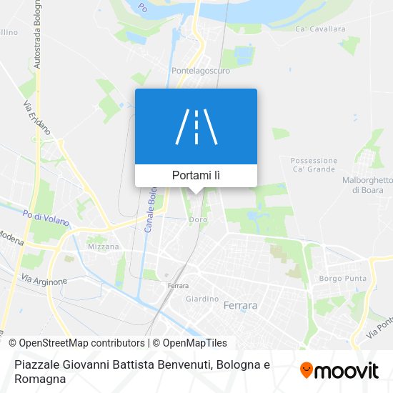 Mappa Piazzale Giovanni Battista Benvenuti