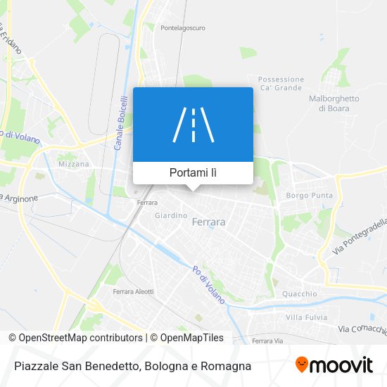 Mappa Piazzale San Benedetto