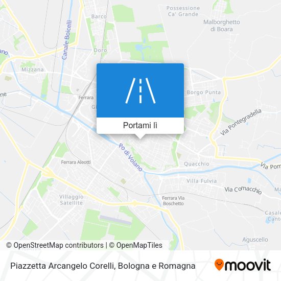 Mappa Piazzetta Arcangelo Corelli