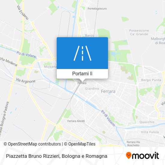 Mappa Piazzetta Bruno Rizzieri