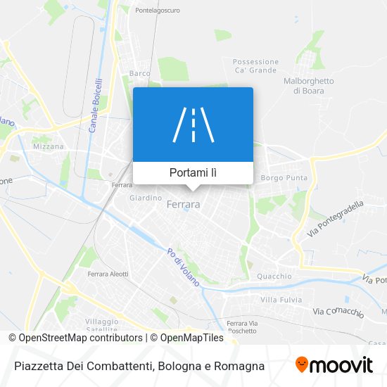 Mappa Piazzetta Dei Combattenti