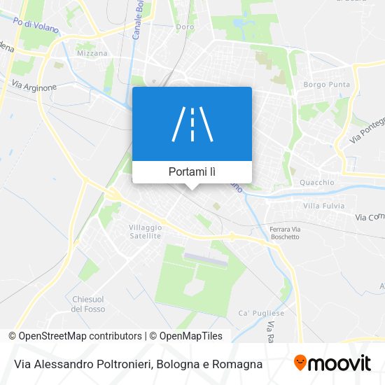Mappa Via Alessandro Poltronieri