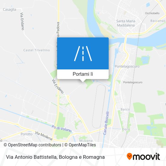 Mappa Via Antonio Battistella