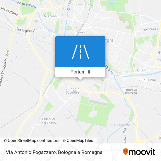 Mappa Via Antonio Fogazzaro