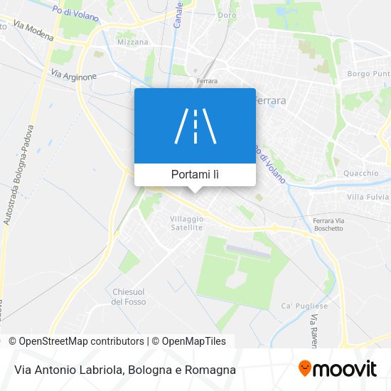Mappa Via Antonio Labriola