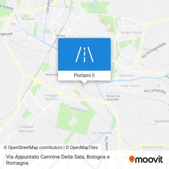 Mappa Via Appuntato Carmine Della Sala