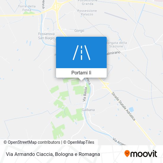 Mappa Via Armando Ciaccia