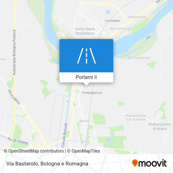 Mappa Via Bastarolo