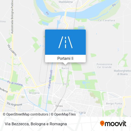 Mappa Via Bezzecca