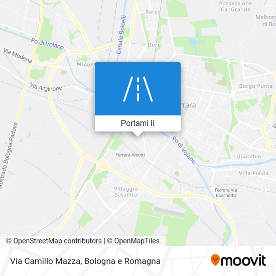 Mappa Via Camillo Mazza