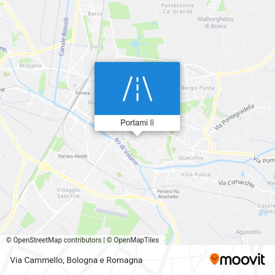 Mappa Via Cammello