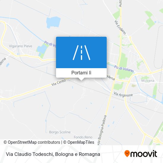 Mappa Via Claudio Todeschi