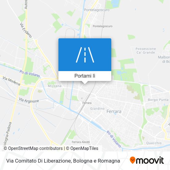 Mappa Via Comitato Di Liberazione