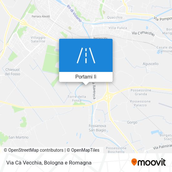 Mappa Via Cà Vecchia