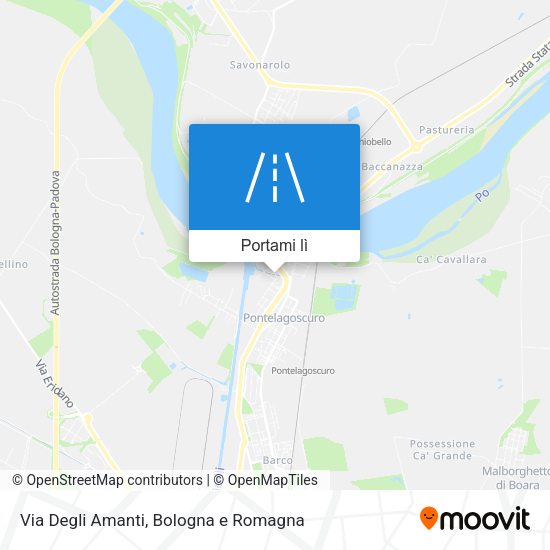 Mappa Via Degli Amanti