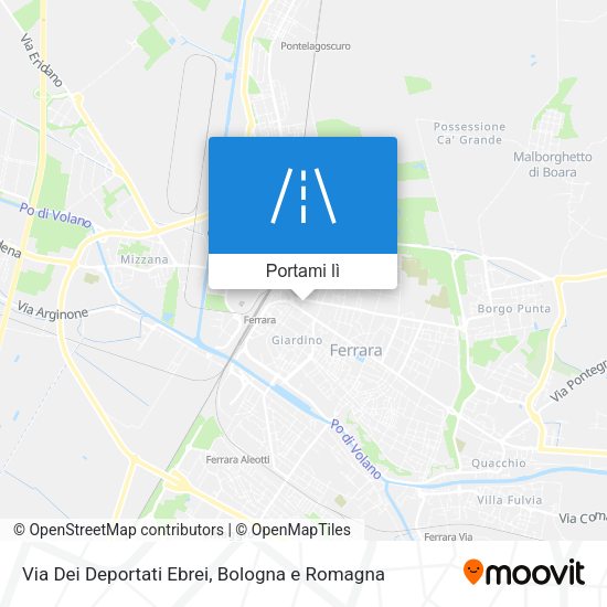 Mappa Via Dei Deportati Ebrei