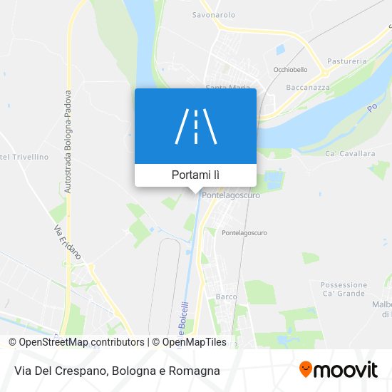 Mappa Via Del Crespano