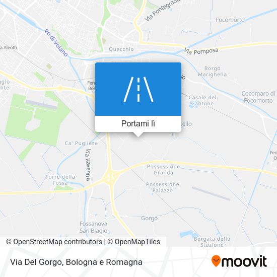 Mappa Via Del Gorgo