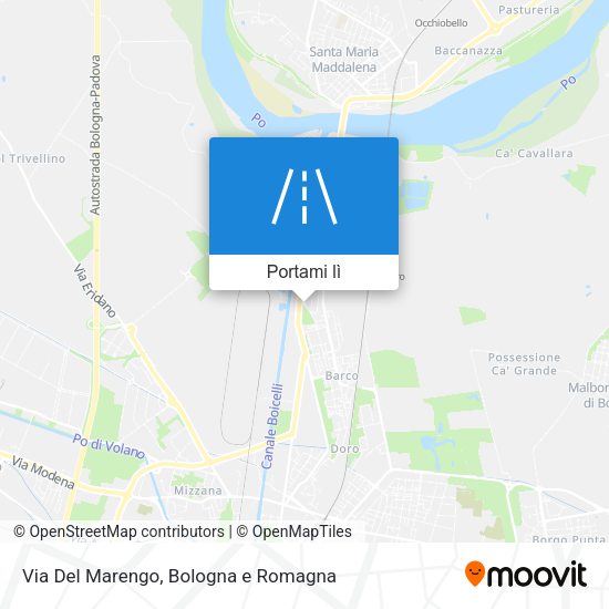 Mappa Via Del Marengo