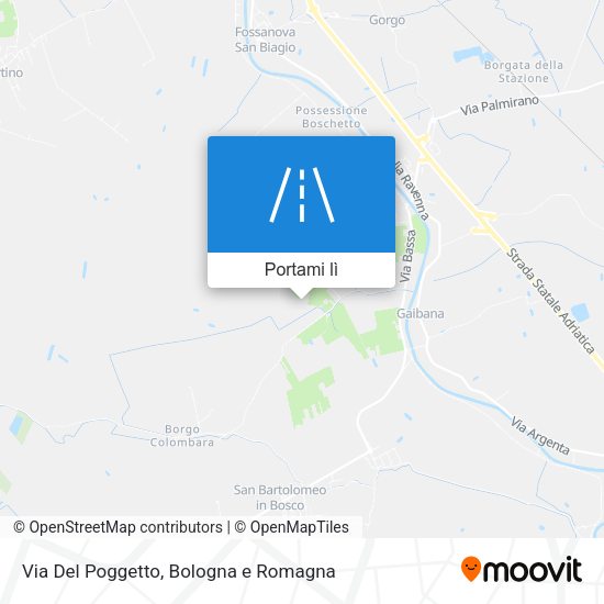 Mappa Via Del Poggetto