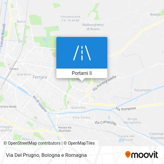 Mappa Via Del Prugno