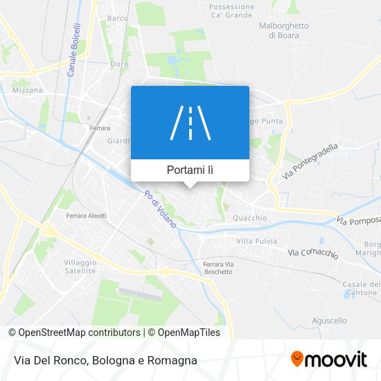 Mappa Via Del Ronco