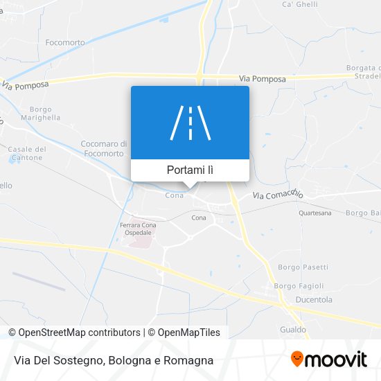 Mappa Via Del Sostegno