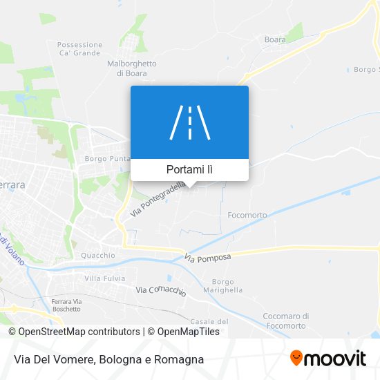 Mappa Via Del Vomere