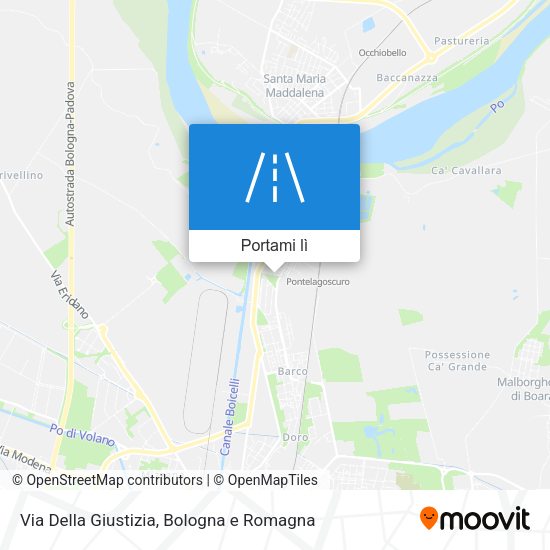 Mappa Via Della Giustizia