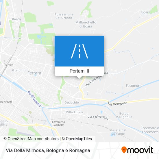 Mappa Via Della Mimosa