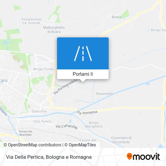 Mappa Via Della Pertica