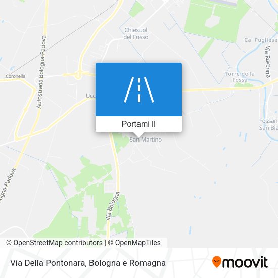 Mappa Via Della Pontonara